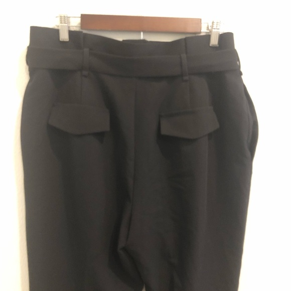 Belle Sky Belted Paper Bag Trousers - Picture 10 of 11